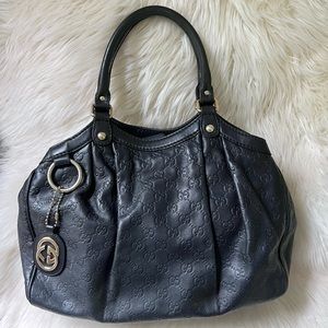 GUCCI Guccisima Leather Sukey Tote | Serial No. 211944 493492